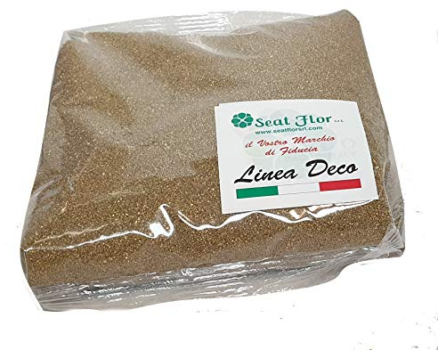 Farbiger Sand 0,5 mm Beutel mit 1 kg (25 Farben erhältlich) (Gold)