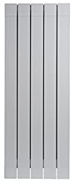 Fondital 83BAM01405 Radiatore in alluminio estruso Garda S/90, 1000 mm, 5 elementi, bianco