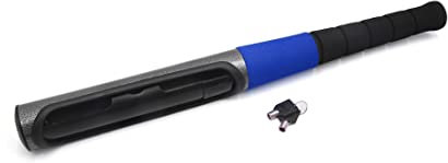Ruilogod Baseballschläger-Form-Auto-LKW-Lenkrad-Antidiebstahl-Sicherheitssystem Lock-Blau