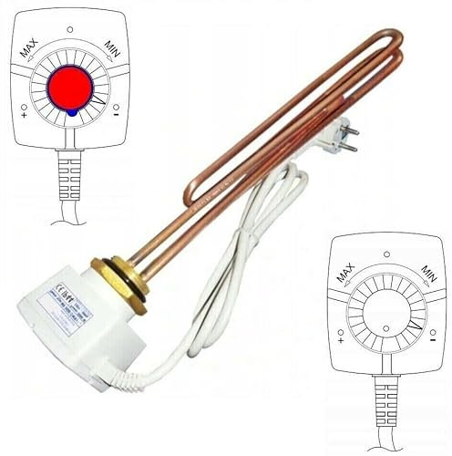 Elektroheizstab 2kW, 3KW - 230V Gewinde 5/4, 6/4 für Boiler/Pufferspeicher (W-3kW Gewinde 6/4)