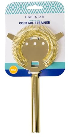UBERSTAR Hawthorne Cocktail Strainer (Gold)