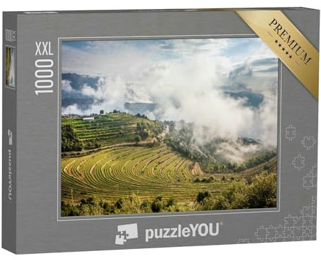 Puzzle 1000 Teile XXL „Stadt an der Levanteküste im Gouvernement Mount Lebanon, Libanon“ – aus der Puzzle-Kollektion Naher Osten