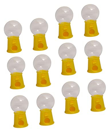COSMEVIVI Macchina Per Caramelle Giocattolo 12 Pezzi Macchine Creative Per Afferrare E Catturare Giocattoli Sensoriali Per Bambini Piccoli Giallo