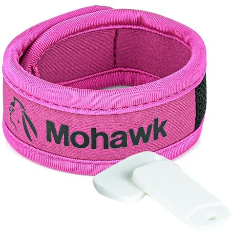 Pulsera de Neopreno con Pastillas Repelentes | Protección anti Mosquitos | Ajustable, Resistente al Agua y Reutilizable | Brazalete Niños y Adultos en Camping, Senderismo y Actividades Aire Libre