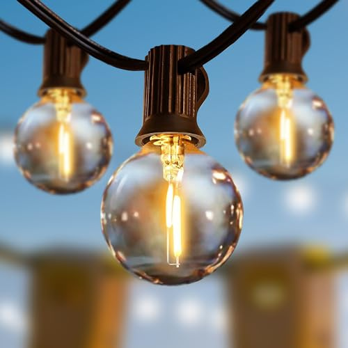 Svater 13 Metros Guirnalda Luces Exterior G40 LED Guirnaldas Luminosas de Exterior Impermeable IP45, Cadena de Luz para Jardín Terraza Patio Fiesta, 2700K Blanco Cálido