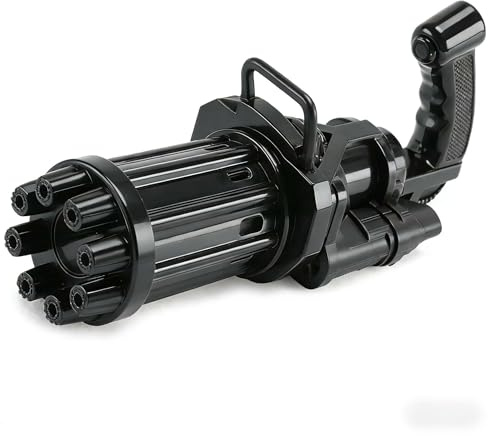 BuyWeek Seifenblasenmaschine Seifenblasenpistole Wasserblasendes Spielzeug Sommer-Spielzeug für Outdoor-Kinderspielzeug (Schwarz)