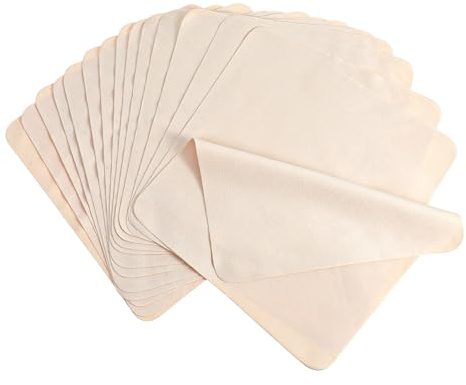 Classicseali Lot de 15 chiffons en daim chamois 20 x 20 cm