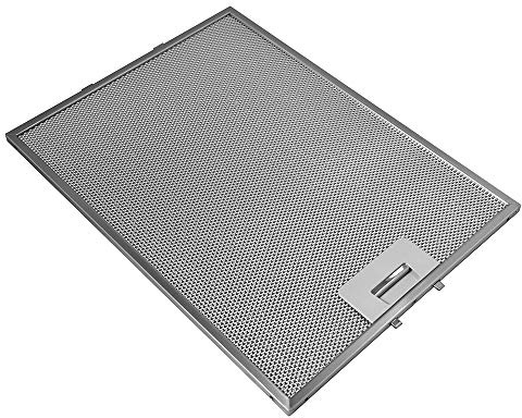 AllSpares Metall-Fettfilter für Dunstabzugshauben | Bosch Siemens Balay 00422872, 422872 | Bauknecht Whirlpool 480122102174 | 380x283x8mm