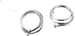 Verstellbarer Nippelring ohne Piercing, Silber | Verstellbar