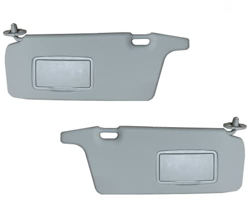 Sun Visor for Honda Civic 2001 2002 2003 2004 2005 Left + Right Pair Driver + Passenger Sides Gray 2MPLASTIC