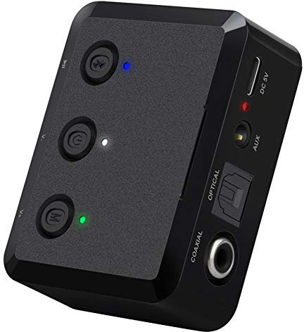 RSGK Adaptador De Receptor De Audio Inalámbrico Bluetooth 5,0 CSR8675 AptX HD 3,5 Mm Aux RCA Receptor Óptico De Salida Coaxial Bluetooth