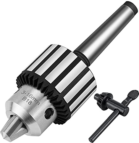 Earl Diamond Super Heavy Duty 5/8-Inch Drill Chuck with #2 Morse Taper Arbor & Chuck Key (5/8 MT2)