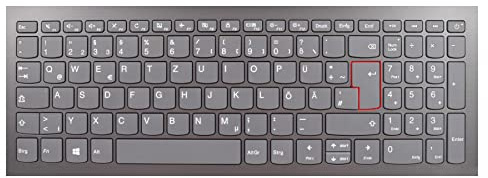 MiNGFi Tastaturschutz für Lenovo Ideapad320/L340/520/720s/C940/C740, EU/ISO | Für Lenovo Ideapad 320 330 330s 340 L340 340s V330 520 S540 720s S145 Yoga C940 C740, TPU, Transparent