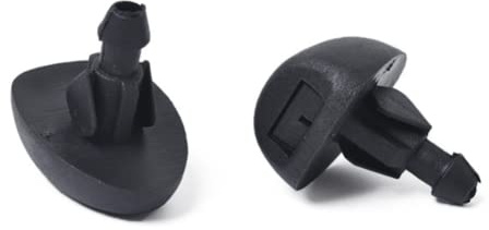 2PCS Ugelli per parabrezza, ugelli per lavavetri Ugelli per spruzzatore per parabrezza per auto, per auto, compatibile con Citroen C1/C2/C3, compatibile per Peugeot 207/306/307