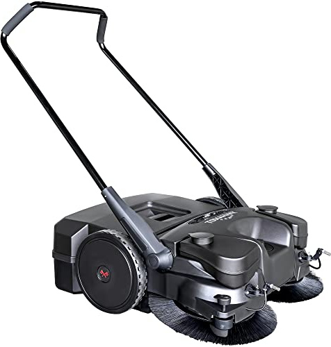 30 Battery Powered Push Sweeper with Triple Power Brooms Electric Drive and Dust Suppression (30 Sweeper)