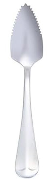 Frotox Stainless Steel Grapefruit Spoon Long Handle Coffee Spoon with Serrated Edge Fruit Spoon Stirring Teaspoons Kitchen Tool Grapefruit Spoon