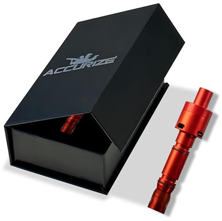 Accurize Cal .177 Cartouche d'entraînement laser pour fusil à air comprimé à sec, s'adapte au compensateur/extension de vue, dure 30 000 tours et précision précise - Ne convient pas aux pistolets à