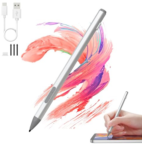 Surface Pen - Surface Pro 11/10/9/8/7/6/5/4/3/X/Surface 3, Surface Go 4/3/2/1, Surface Laptop/Studio/Book 4/3/2/1 Stylus Pen, with Palm Rejection and Rechargeable, 4096 Pressure Sensitivity