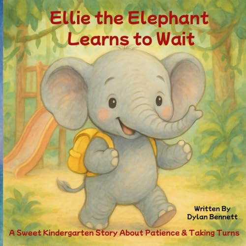 Ellie the Elephant Learns to Wait: A Sweet Kindergarten Story About Patience & Taking Turns (Kindergarten Stories with Life Lessons)