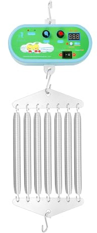 KANBCNG Commande de berceau électrique suspendue 12 W - Contrôleur de balançoire électrique pour bébé - 7 ressorts - Avec minuterie réglable - Capacité de charge : 20 kg - Moteur