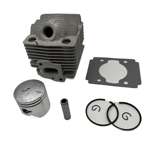 BTFWM Kit de pistón de cilindro de 34 mm for desbrozadora, cortadora de césped, 1E34F, TL26, CG260, BC260, 34, 34F, pieza de repuesto Piezas para maquinaria de jardinería
