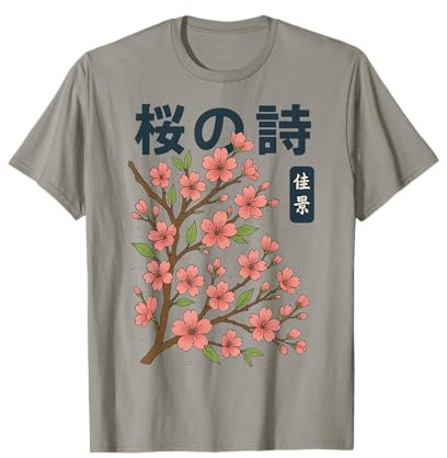 Fiore di Ciliegio Giappone Giapponese Sakura Maglietta