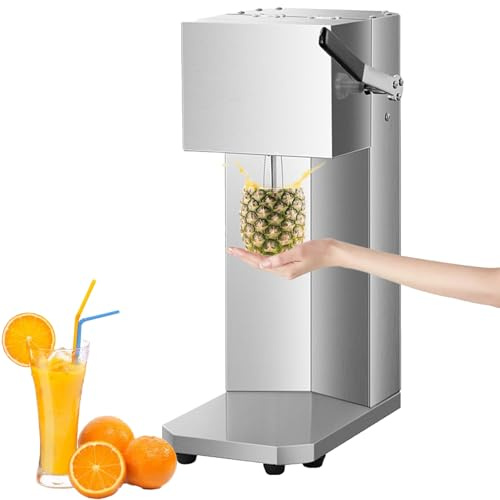 Presse-agrumes électrique professionnel avec pique-agrumes et 2 couteaux, haut rendement, presse-orange en acier inoxydable pour jus d'orange, citron, pamplemousse et citron vert