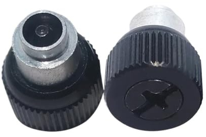 PF15/PF25 M3 M4 M5 M6 Negro/Aluminio No sale de la mano Tornillo resorte giratorio Tipo remachado a presión suelto