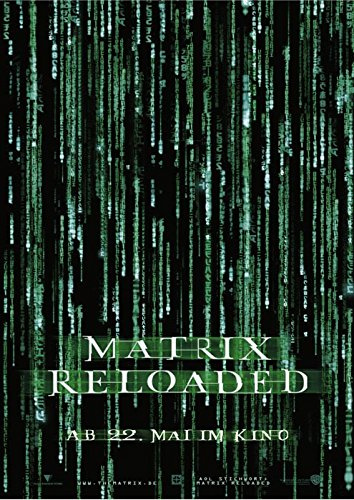 Matrix Reloaded: Teaser (2003) | original Filmplakat, Poster [Din A1, 59 x 84 cm]