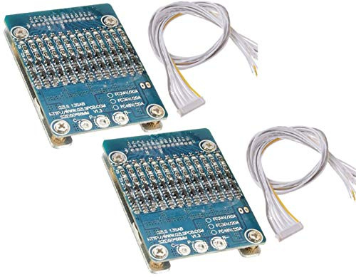 2 Stück 13S 48V 20A Li-Ion Lithium Zelle 18650 Batterieschutz BMS PCB Board