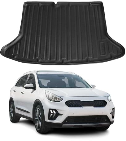 OMAC Vasca Baule Vasca Vano Carico Compatibile con Kia NIRO I 2017-2022 5tür Gomma TPE Nero