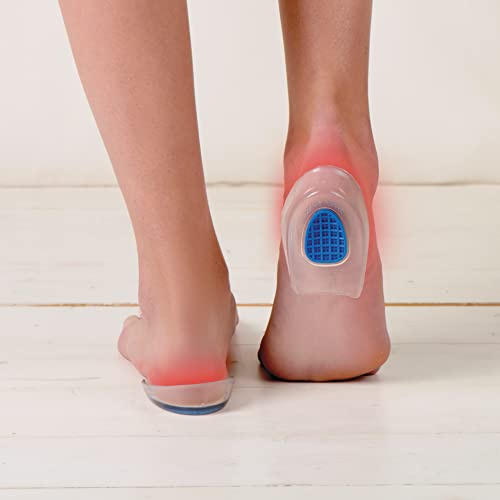 Tuli's Polar Bears - Talloniere per Tallonite - Doppia Densità - Talloniera Gel per Scarpe da Donna - Struttura Multistrato a Cialda per Assorbire Urti e Impatti - Sollievo Dolori - 11x6x0.5cm