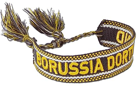 BVB Stoffarmband - größenverstellbar - 1,8cm Breit - Polyester