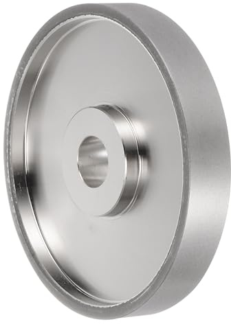 sourcing map Diamond Lapidary Wheel 6 Inch x 1 Inch Arbor Hole 600 Grit Grinding Wheels for Stone, Marble, Glass, Ceramics, Crystal, Carbide, Steel
