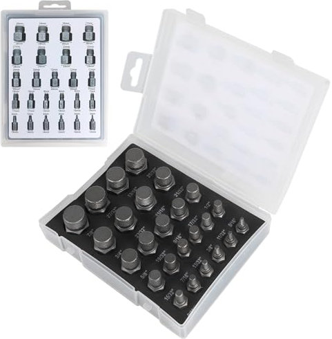 CPROSP 25tlg Schraubenausdreher Set Profi, Screw Extractor zum Entfernen Von Gebrochenen Bolzen, Schrauben, Steckschrauben
