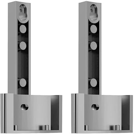 Aokicase Speaker Wall Mount for Harman Kardon SATS TS30 TS20 TS60 Satellite Speaker Mounting Brackets for Harman Kardon HKTS 20 / BQ 30 / BQ 60 / BQ 65 Speaker Mount (Black) Pack of 2