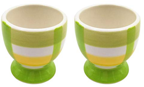 QTANZIQI Divertente Set per Bambini di 6 portauova in Porcellana di Colore Verde, caratterizzato da Un Simpatico Design di Auto Verde - Disponibile Anche in Set da 2 Silk Pillowcase