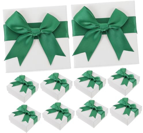 ULTECHNOVO 10stücke Schmuck-geschenkboxen Mit Schwammfüllung Schmuckbox Für Armbänder Halsketten Ringe Kleine Geschenkboxen Für Schmuck Verpackung Mit Deckel Für Einfachen Transport Und Aufbe
