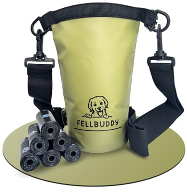 Geruchssicherer Hundekotbeutel - Aufbewahrungsbeutel inkl. 105 Kotbeutel - Gassibeutel - Hundesackerl - Kotbeutel - Hundetüte - Kackbeutel - Kottüte