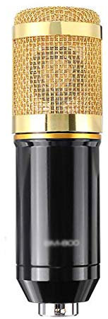 WDWDW Microphone Professionnel Mixeur Audio Pied de Micro Condensateur USB KTV Enregistrement Professionnel Carte Son en Direct