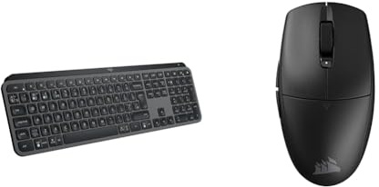 Logitech MX Keys S & Corsair M55 WIRELESS Lightweight FPS Gaming
