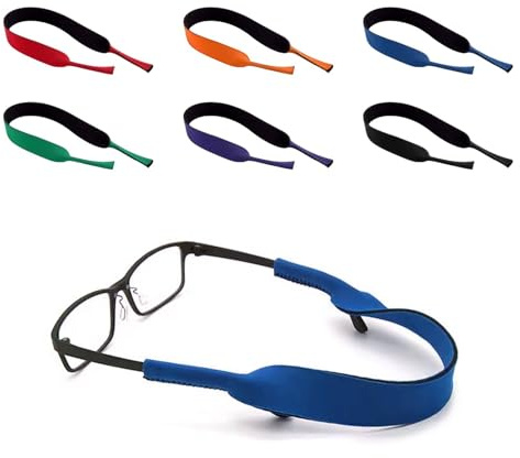 Damilages Brillenbänder Sport 6 Stück Brillenhaltegurt Kinder Brillenbandhalter Neopren Brillenkordel Brillenkette für Sportbrillen Sonnenbrillen Joggen Schwimmen Skifahren