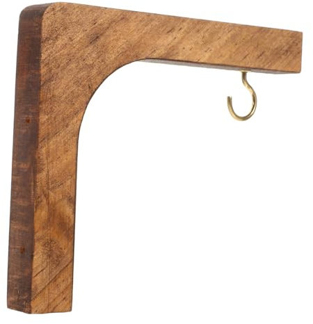 DECOMELODY Gancho De Madera Para Plantas Colgador De Pared Soporte De Madera Para Plantas De Interior Gancho Para Colgar Macetas Para Decoración De Jardín