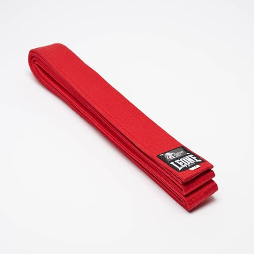 LEONE 1947 Karategi-Gürtel, Unisex, Erwachsene, Rot, 5