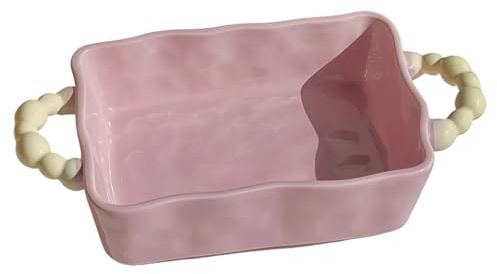 Jaamyears Baking Dish For Oven 700ml, Cute Rectangle Lasagna Dishes Oven Proof Ceramic Dishes For Casserole, Ceramic Baking Tray