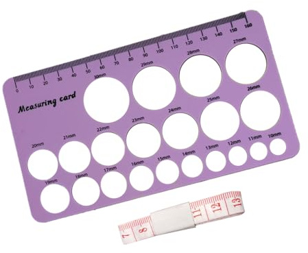 Appareil de mesure facile de mamelon avec guide de bride double face CM en marquage pour allaitement, calcul de taille de mamelon confortable pour maman