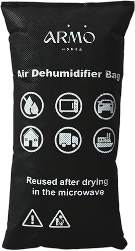 Armo® 1KG Car Van Reusable Dehumidifier Bag, Moisture Absorber, Windscreen Dew and Damp Remover