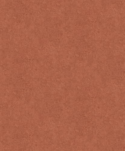 Sanders & Sanders papier peint uni terracotta 53 cm x 10.05 m