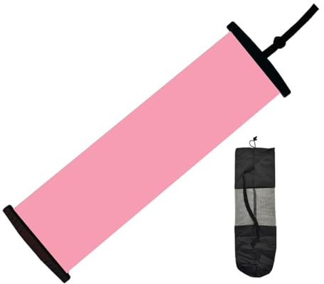 perfk Tabla Deslizante, colchoneta Deslizante, Placa Deslizante, colchoneta de Equilibrio con Botines, Tabla Deslizante de sobre Hielo para esquí, Rosa