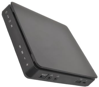 mophrati Lettore DVD economico per la casa con riproduzione CD e supporto USB Lettori DVD per la casa Lettore compatto ABS piccolo